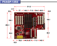 PXAGP-12S2(R) Backplane